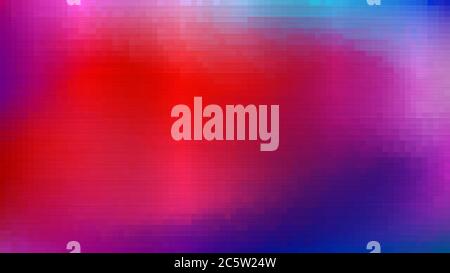 Metal abstract red and blue colorful gradient technology background with polished, brushed texture, chrome, silver, steel, aluminum Stock Vector