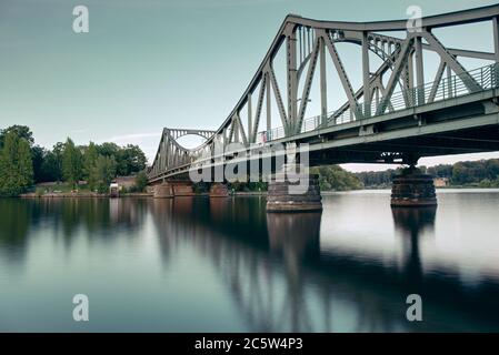 Glienicker Brücke in Potsdam / Berlin Stock Photo