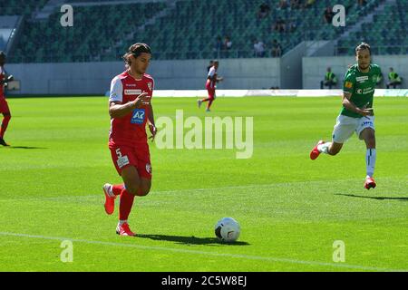 05.07.2020, St. Gallen, Kybunpark, Soccer Super League: FC ...