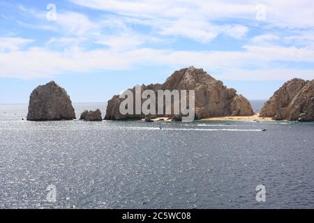 Beach sand & blue ocean sea scenes at Okinawa, Japan Stock Photo