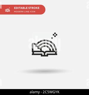 Fantasy Simple vector icon. Illustration symbol design template for web mobile UI element. Perfect color modern pictogram on editable stroke. Fantasy icons for your business project Stock Vector