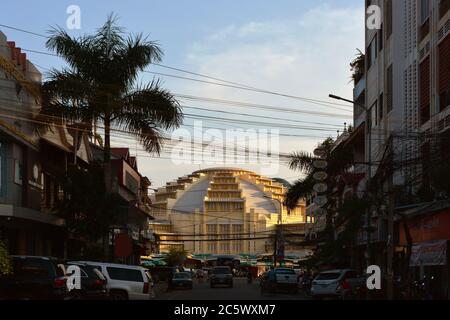 Art Deco Central Market in Phnom Penh, Cambodia Stock Photo