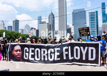 2020 Juneteenth rally in Grant Park hosted by Chris Harris a local