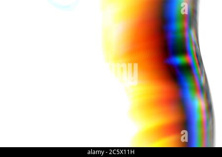over-exposed developed photo, light impression, effect for retro composition, vintage photography, overlay, Prism. Stock Photo