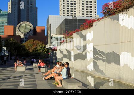 Yerba Buena Gardens,San Francisco,California,USA Stock Photo