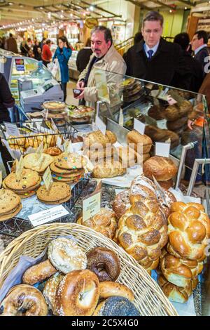 New York City,NYC NY Manhattan,Midtown,42nd Street,Grand Central Station,train terminal,Grand Central Market,shopping shopper shoppers shop shops mark Stock Photo