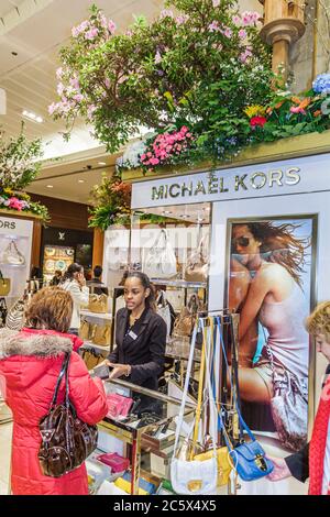 The Michael Kors boutique within the Macy's Herald Square department store  in New York Stock Photo - Alamy