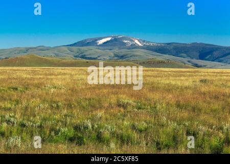 foothills below mount edith in the big belt mountains near white sulphur springs, montana Stock Photo