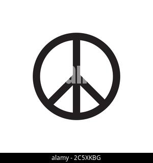 peace icon symbol design vector illustration Stock Vector