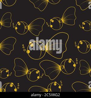 goldfish pattern design vector illustration Stock Vector
