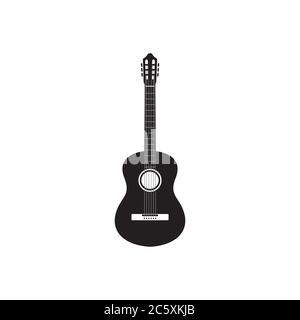guitar acoustic icon symbol design vector illustration Stock Vector