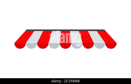 awning canopy design vector illustration Stock Vector