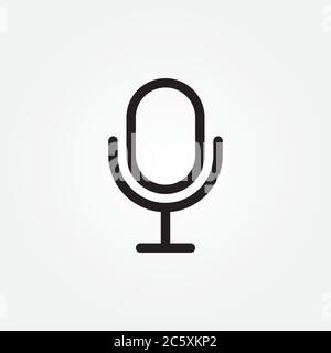 microphone icon design vector illustration Stock Vector