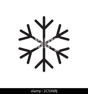 snowflake icon symbol design vector illustration Stock Vector