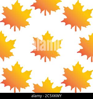 maple leaf pattern design vector Stock Vector