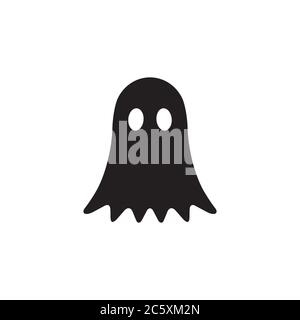 ghost icon design flat vector illustration Stock Vector