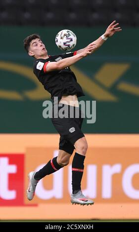 Berlin, Germany, 4 th July 2020,  Kai HAVERTZ, LEV 29  at the DFB Pokal Final match  FC BAYERN MUENCHEN - BAYER 04 LEVERKUSEN 4-2  in season 2019/2020 , FCB Foto: © Peter Schatz / Alamy Live News / Marvin Ibo Güngör/GES/Pool   - DFB REGULATIONS PROHIBIT ANY USE OF PHOTOGRAPHS as IMAGE SEQUENCES and/or QUASI-VIDEO -  National and international News-Agencies OUT Editorial Use ONLY Stock Photo