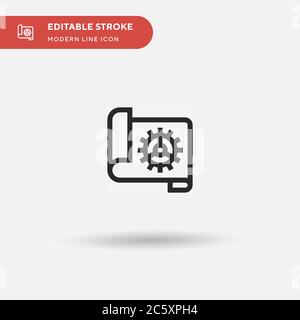 Design Simple vector icon. Illustration symbol design template for web mobile UI element. Perfect color modern pictogram on editable stroke. Design icons for your business project Stock Vector