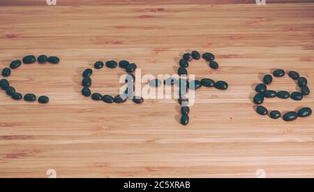 Background From Coffee; Closedup; vintage style Stock Photo
