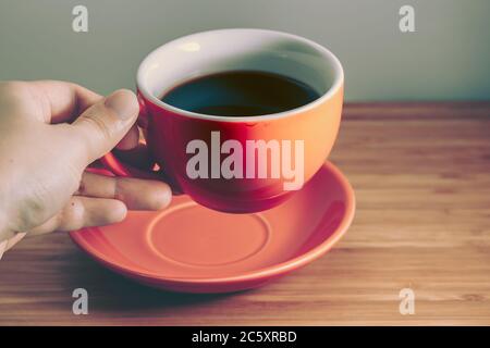 Background From Coffee; Closedup; vintage style Stock Photo