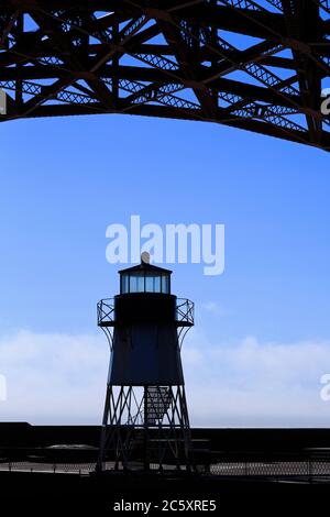 Fort Point Lighthouse & Golden Gate Bridge,San Francisco,California,USA ...