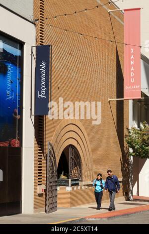 Xanadu Gallery on Maiden Lane,San Francisco,California,USA Stock Photo