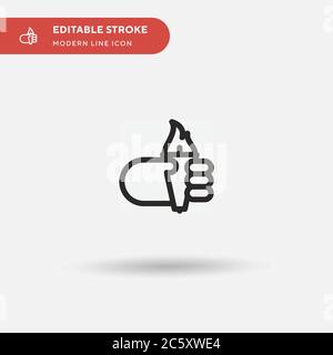 Statue Of Liberty Simple vector icon. Illustration symbol design template for web mobile UI element. Perfect color modern pictogram on editable stroke. Statue Of Liberty icons for your business project Stock Vector