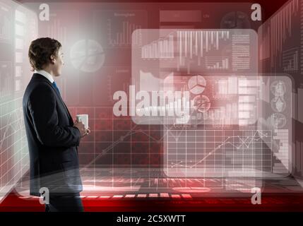 Innovative media technologies Stock Photo