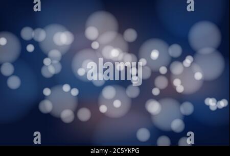 Abstract blue beauty bokeh background vector Stock Vector