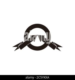 circle target motion arrows symbol logo vector Stock Vector