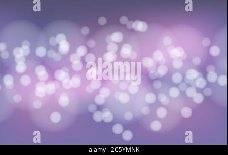 Abstract purple beauty bokeh background vector Stock Vector