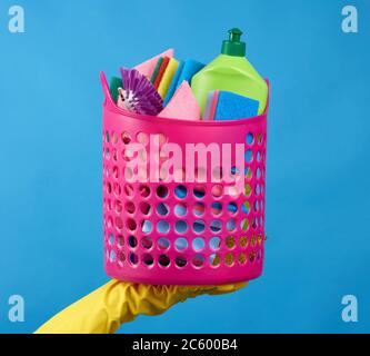 Download Yellow Bottle Brush Cleaner Inside Clear Glass Transparent Bottle On Stock Photo Alamy PSD Mockup Templates