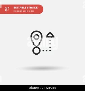 Placeholder Simple vector icon. Illustration symbol design template for web mobile UI element. Perfect color modern pictogram on editable stroke. Placeholder icons for your business project Stock Vector