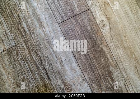 Wood Laminate, Wood Floor Texture, Wood Background, Wooden Parquet Old Natural Pattern Stock Photo