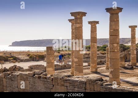 Ruins and museum of a Roman city, Baelo Claudia, Cadiz, Spain on October 10, 2017.