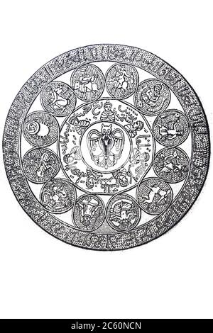 Ancient Arab zodiac Stock Photo - Alamy