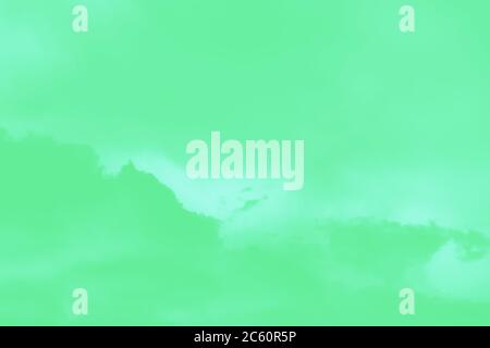 Abstract light green mint watercolor background, blurred Stock Photo