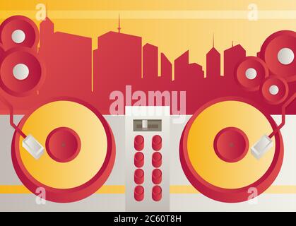 Designed banner dj hi-res stock photography and images - Alamy