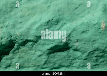 Blue stone surface wall. Texture background with copy space Stock Photo