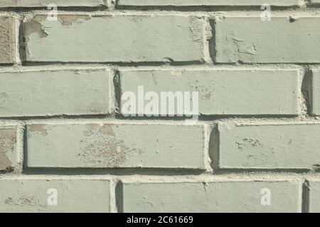 White wall bricks background copy space Stock Photo
