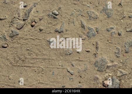 sand and stones texture background Stock Photo