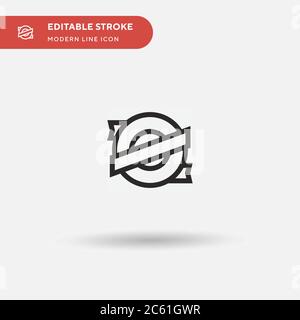 Funeral Simple vector icon. Illustration symbol design template for web mobile UI element. Perfect color modern pictogram on editable stroke. Funeral icons for your business project Stock Vector