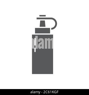Tube of mustard vector icon symbol isolated on white background Stock Vector