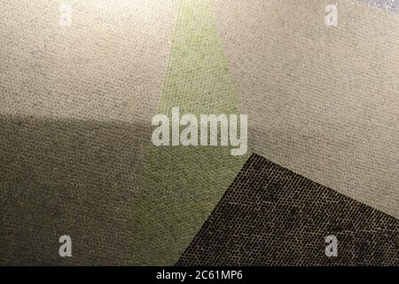 Ceramic tiles, on school wall with multicolored ceramic tiles, photo taken at night, with natural light, Brazil, South America, texture style or scene Stock Photo