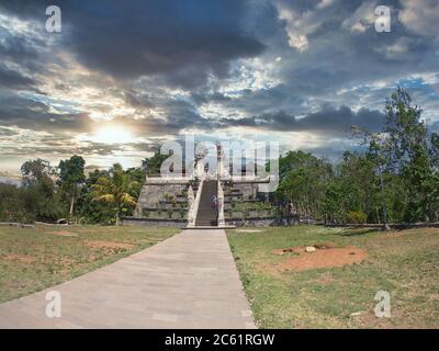 This image located in Bali indonesia called gate of heaven Stock Photo