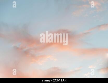 Beautiful sky with cloud before sunset Stock Photo