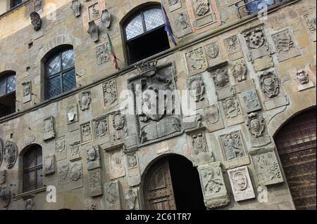 Italy Tuscany Arezzo city. The Pretorio palace Stock Photo Alamy