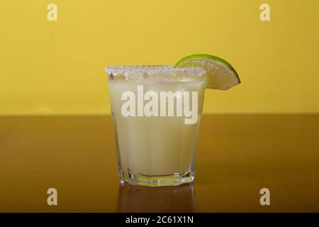 Homemade exotic alcohol cocktail, margarita Stock Photo