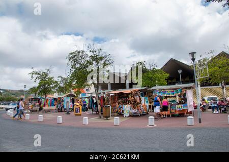 colourful buildings in curacao willemstad,curacao caribbean,curaçao food,curaçao architecture,,netherland antilles,ned antille,west indies Stock Photo