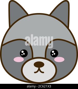 Cute cat cartoon line and fill style icon design, Kawaii animal zoo life  nature and character theme Vector illustration Stock Vector Image & Art -  Alamy